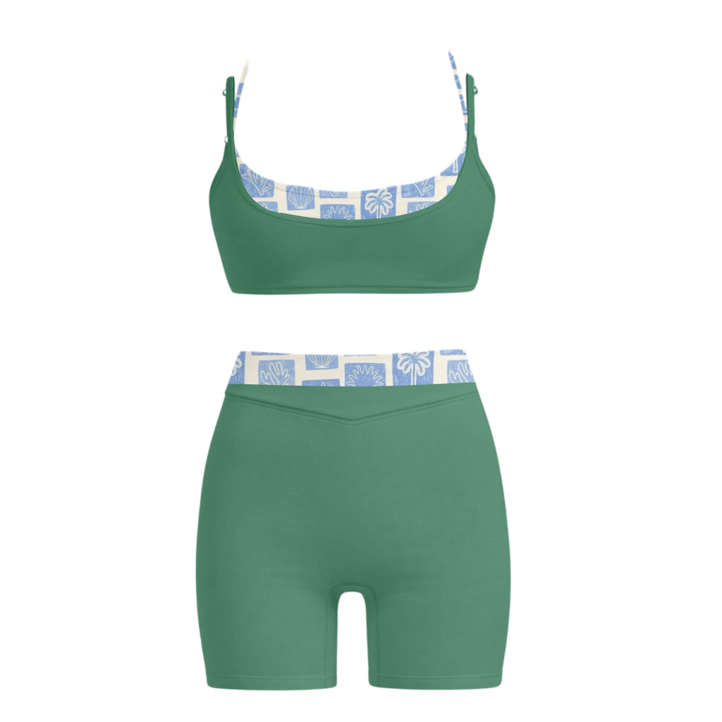 Coastal Biker Shorts